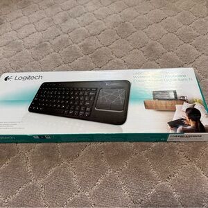 Unopened. Logitech k400 wireless touch keyboard